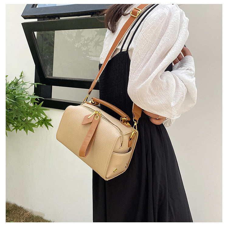 Old-World Allure: Vintage Crossbody Briefcase