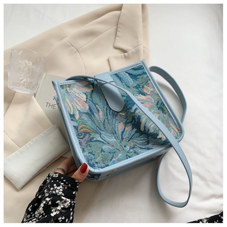 Fresh Florals: Messenger Crossbody Bag