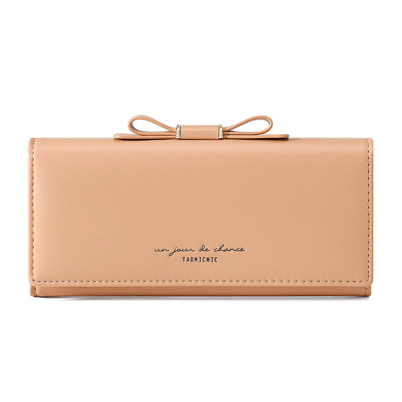 Bow Pastel  Long Wallet