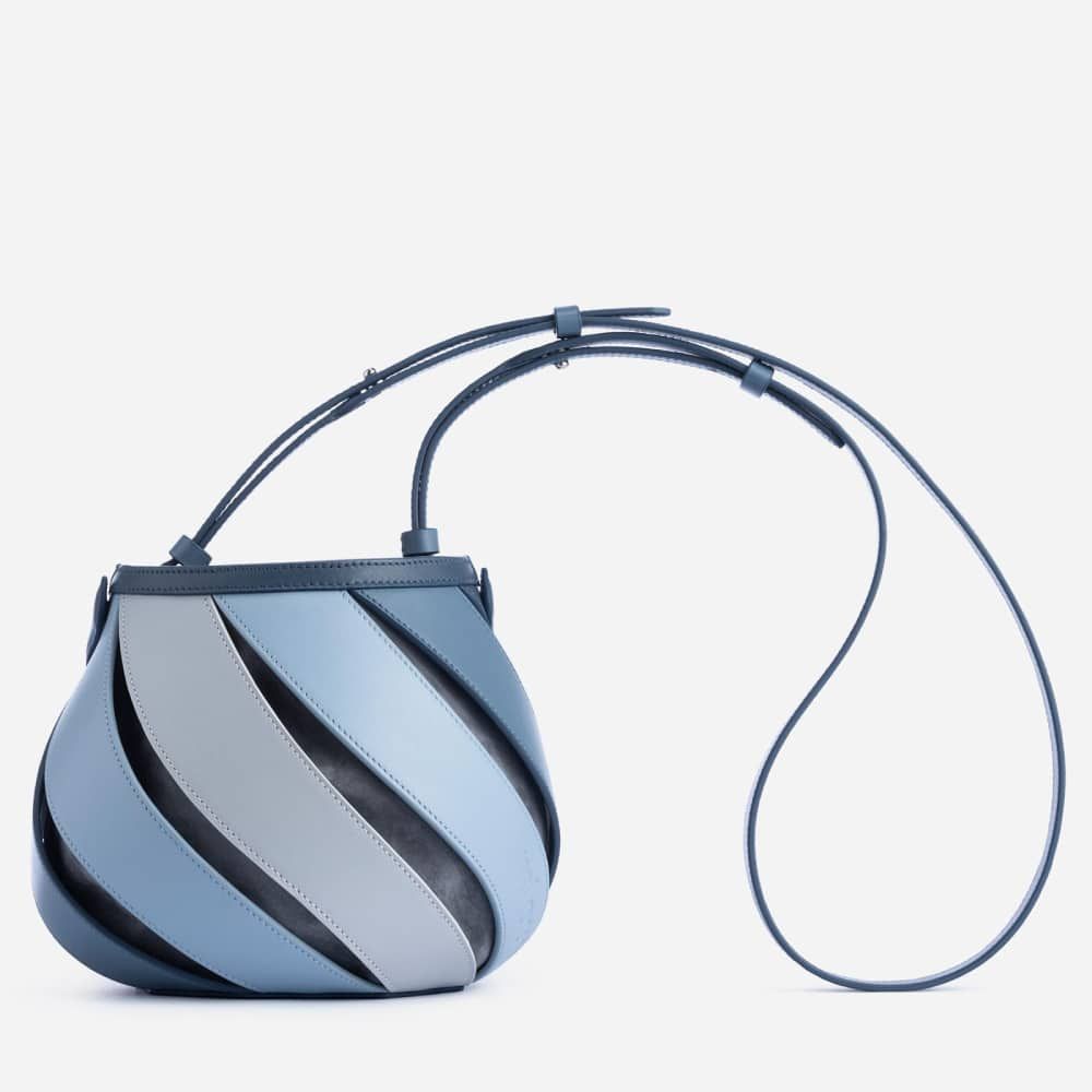 Colorful Spiral Bucket Bag