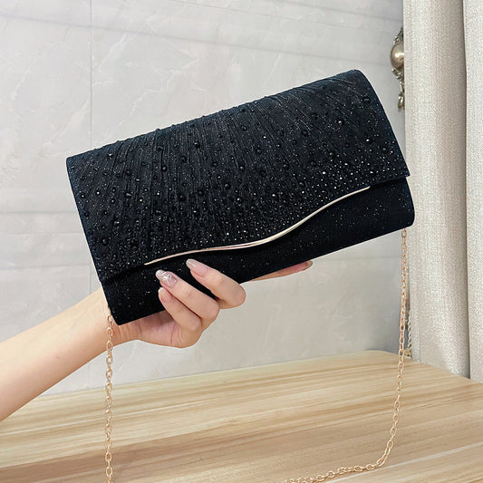 Elegant Diamond Rain Clutch