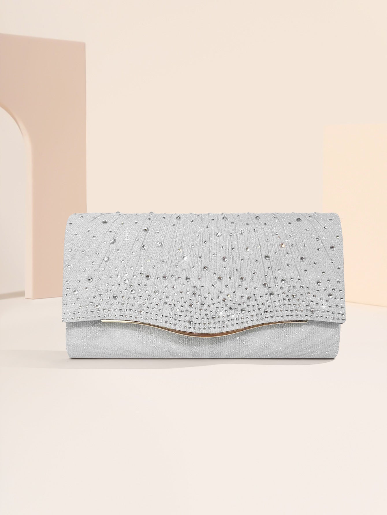 Elegant Diamond Rain Clutch