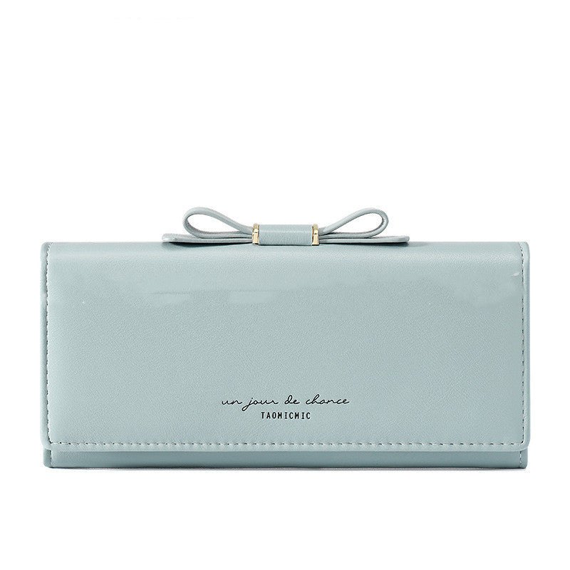 Bow Pastel  Long Wallet