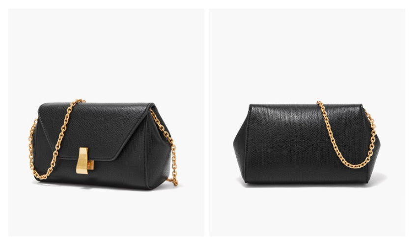 Dazzling Nights: Small Golden Chain Crossbody Clutch