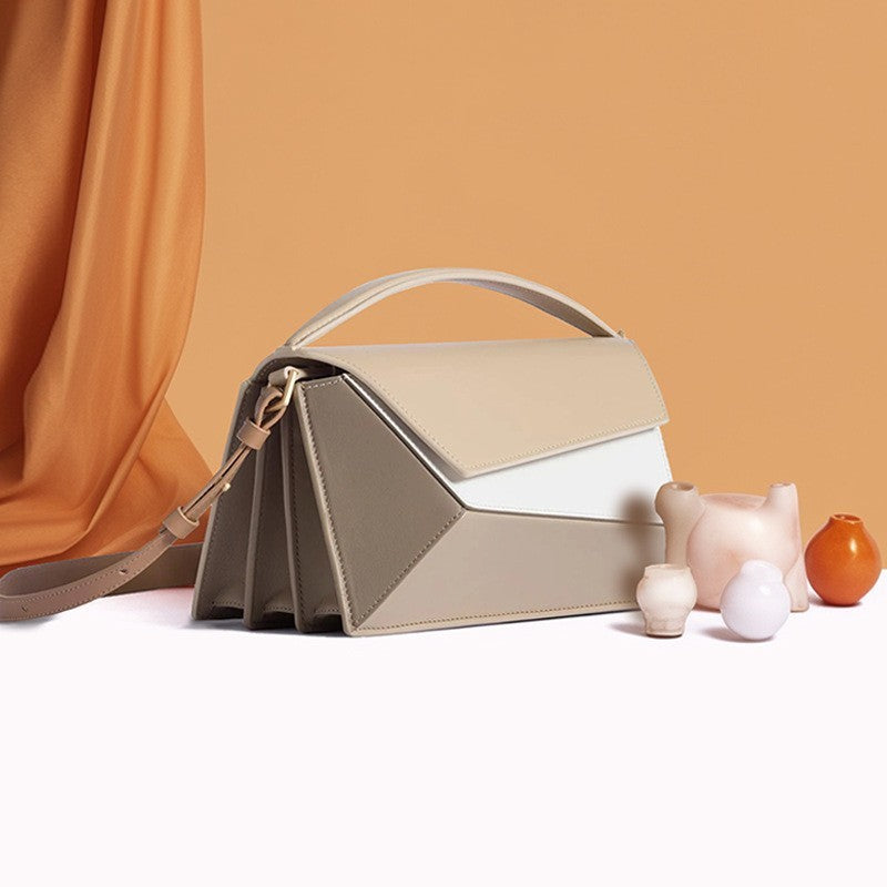 Sculpted Shapes: Shànzi-Inspired Geometric Crossbody