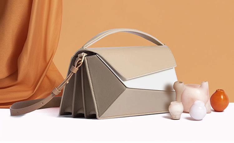 Sculpted Shapes: Shànzi-Inspired Geometric Crossbody