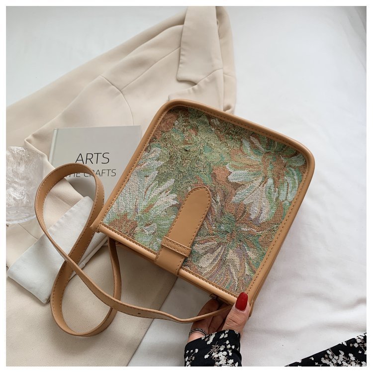 Fresh Florals: Messenger Crossbody Bag