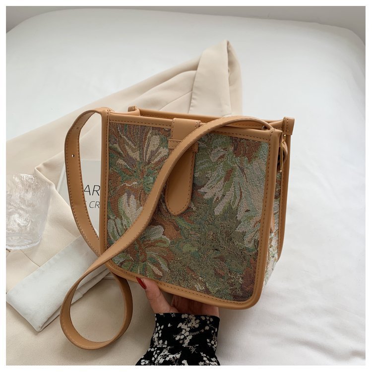 Fresh Florals: Messenger Crossbody Bag