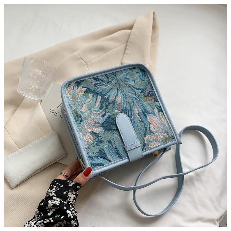 Fresh Florals: Messenger Crossbody Bag