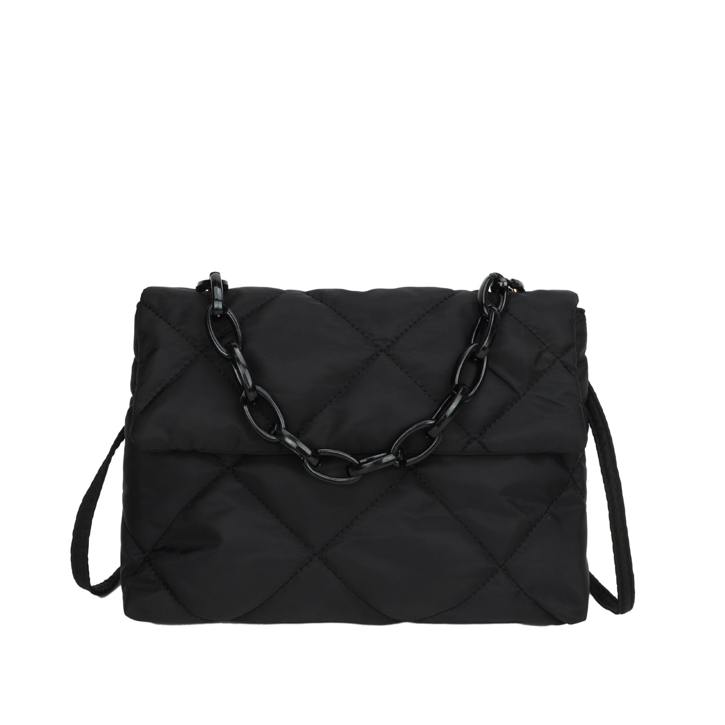 Diagonal Cross Textured Bag