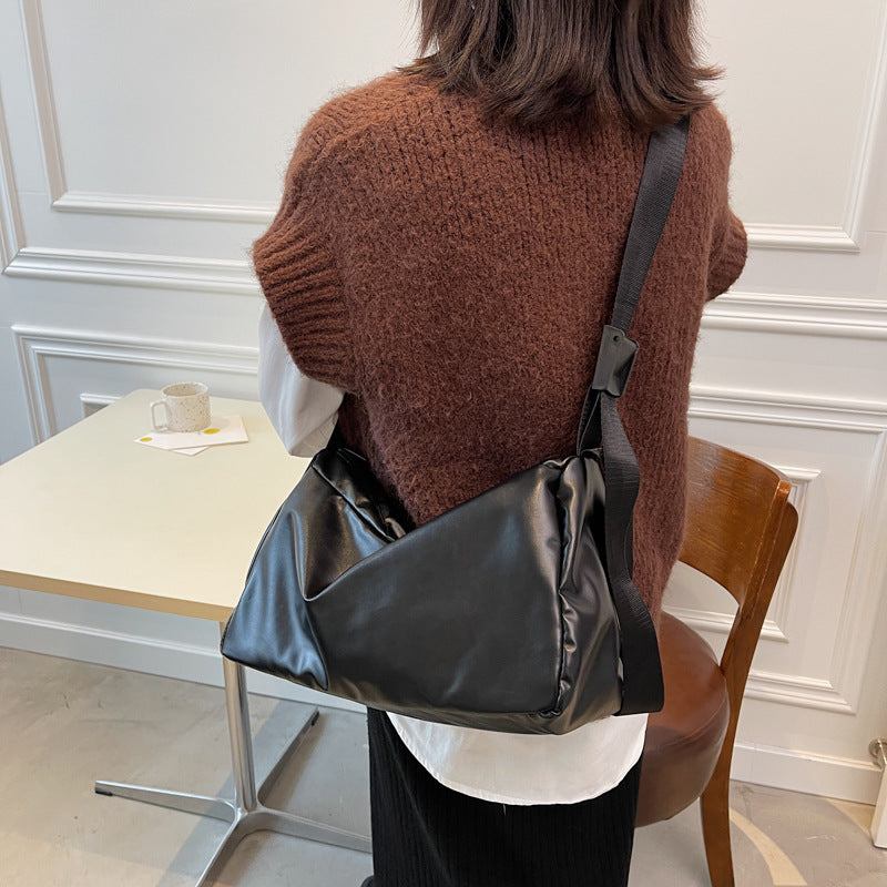 Classic Voluminous Shoulder Bag