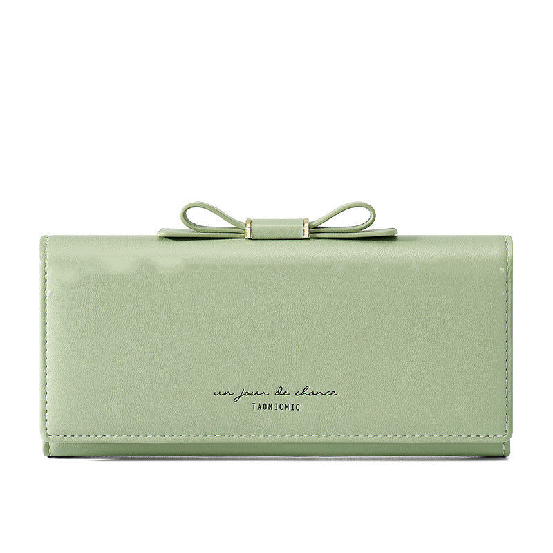 Bow Pastel  Long Wallet