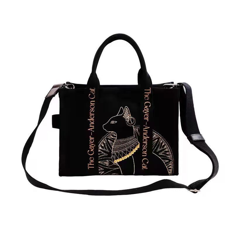 Egyptian Cat Crossbody Tote Bag